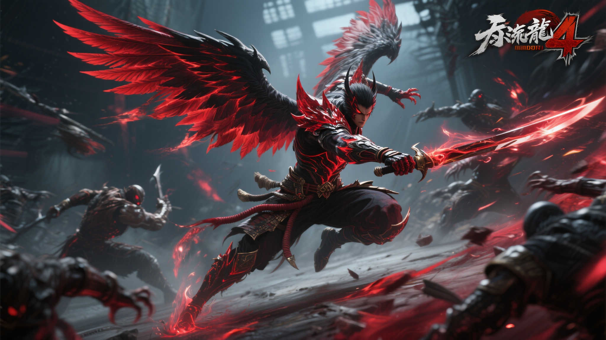 《忍者龙剑传4》实战展示集锦！血鸦形态挑战试炼模式