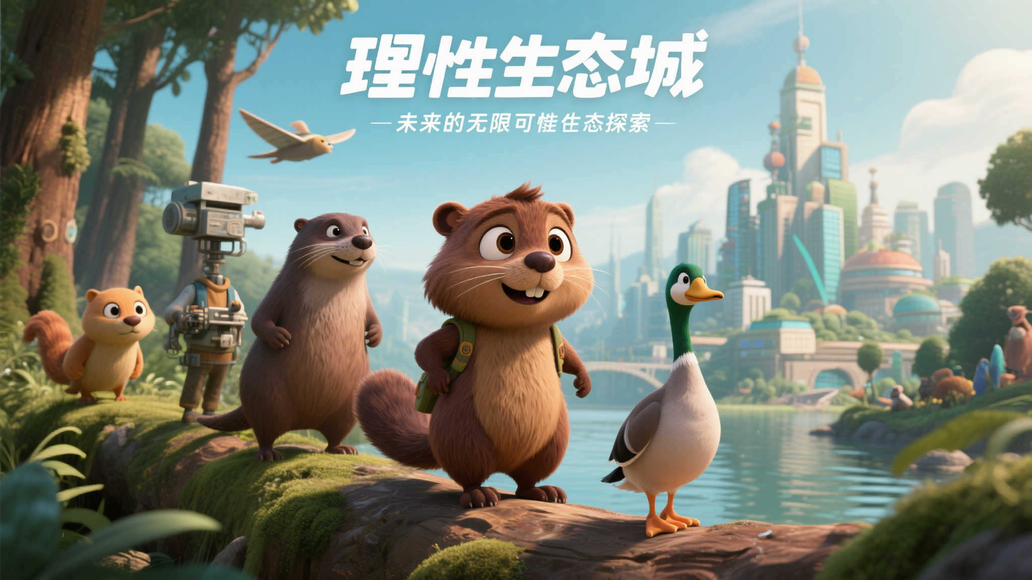 皮克斯新片：河狸主角开启奇幻动物国度探险旅程